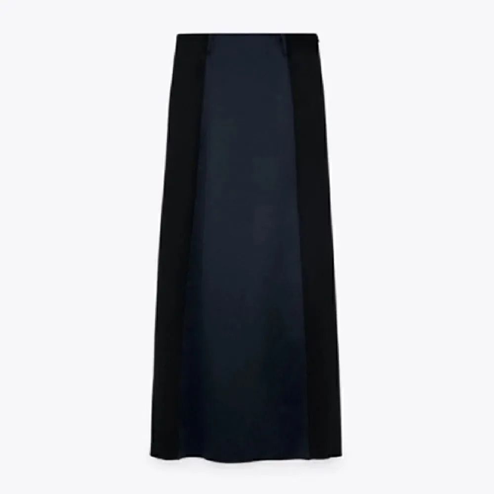 ZARA CONTRAST SKIRT - Picture 5 of 8